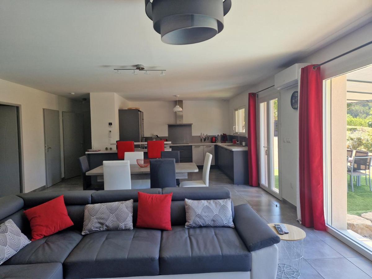 Les Villas Dorées - Villa Soleil face au Mont Ventoux Plaisians Extérieur photo
