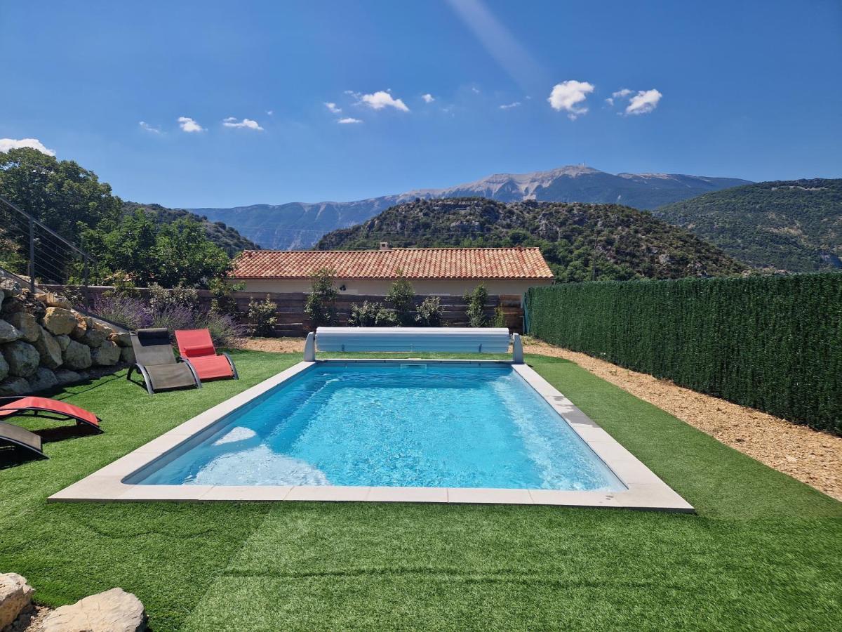 Les Villas Dorées - Villa Soleil face au Mont Ventoux Plaisians Extérieur photo